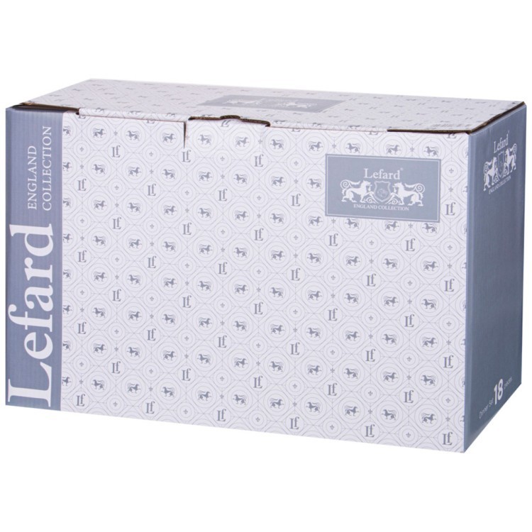 Обеденный набор lefard bon appetit 18пр, 20,5/25,5/14см Lefard (87-283)