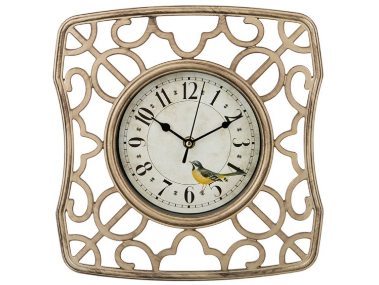 Часы настенные кварцевые "italian style" 29*30*5 см. диаметр циферблата=15 см. Lefard (220-199)