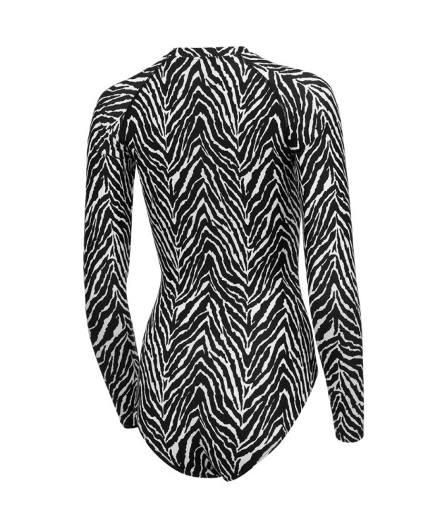 Купальник для плавания с длинным рукавом 25DEGREES Surf Black/White, полиамид (2134685)