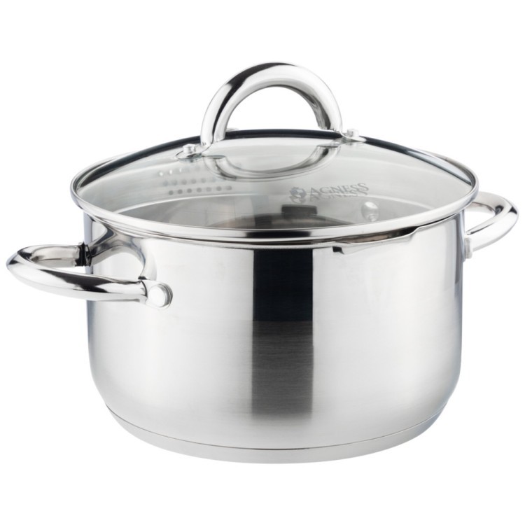 Кастрюля agness "profi home" со стеклянной крышкой, 3,0л 20x11.5 см Agness (914-202) Кастрюля agness "profi home" со стеклянной крышкой, 3,0л 20x11.5 см Agness (914-202)