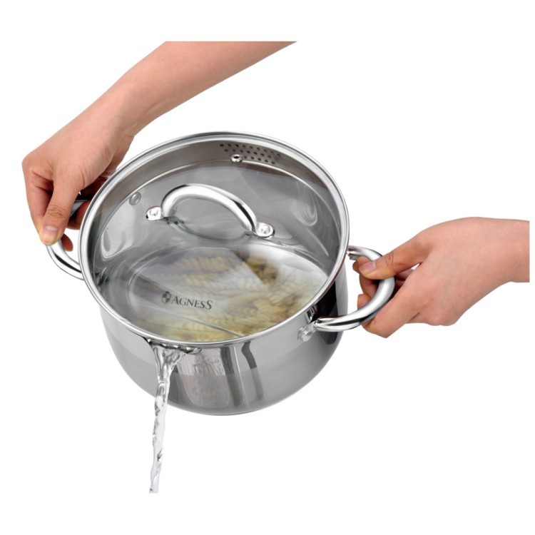 Кастрюля agness "profi home" со стеклянной крышкой, 3,0л 20x11.5 см Agness (914-202) Кастрюля agness "profi home" со стеклянной крышкой, 3,0л 20x11.5 см Agness (914-202)