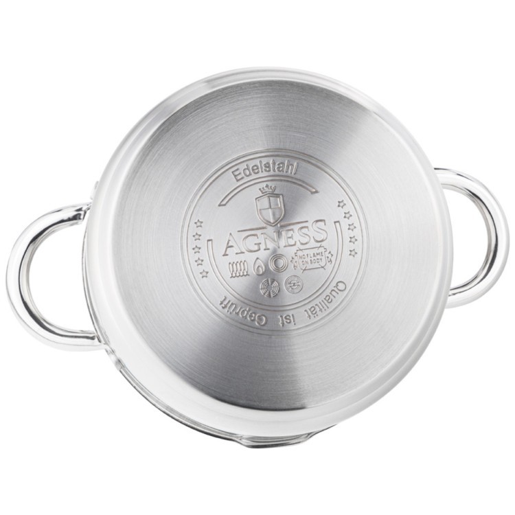 Кастрюля agness "profi home" со стеклянной крышкой, 3,0л 20x11.5 см Agness (914-202) Кастрюля agness "profi home" со стеклянной крышкой, 3,0л 20x11.5 см Agness (914-202)