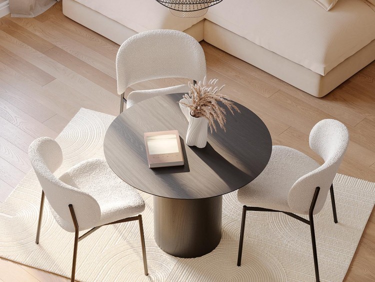 Стул embrace, букле, молочный (78901)