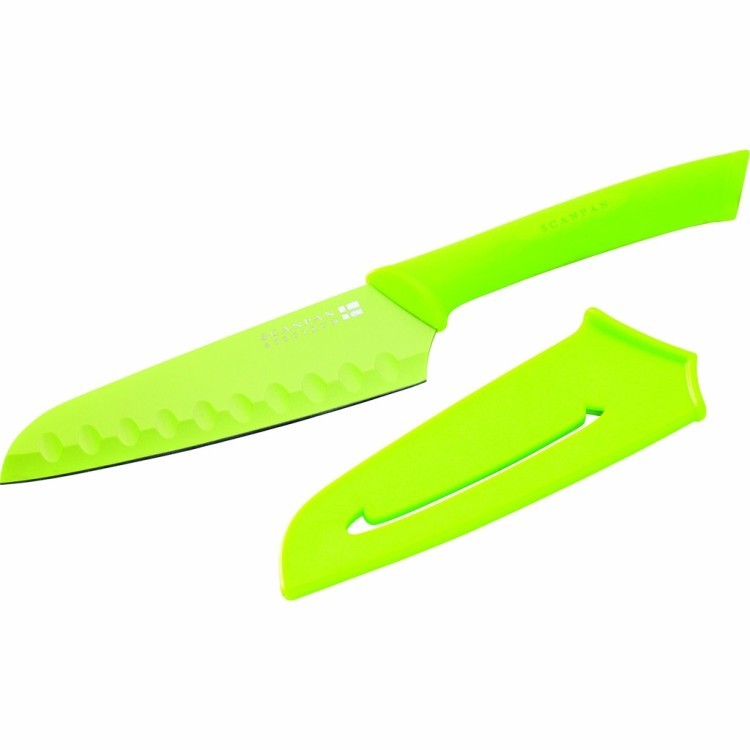 Нож Сантоку 14 см, цвет зеленый 51559600, Металл, green, SCANPAN