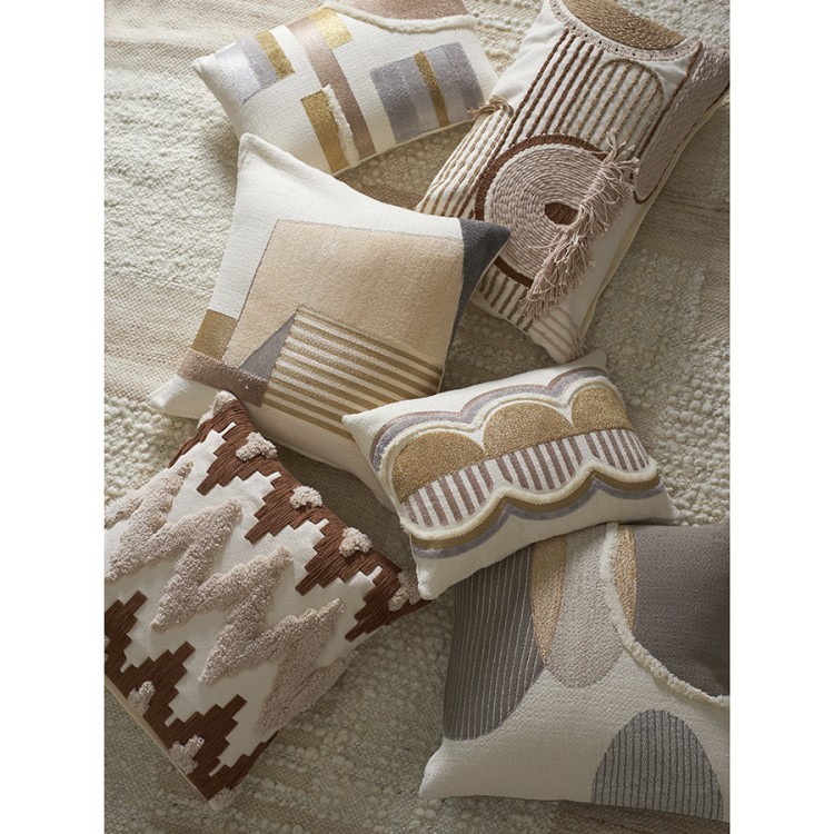 Чехол на подушку декоративный beige blink из коллекции ethnic, 45х45 см (77697)