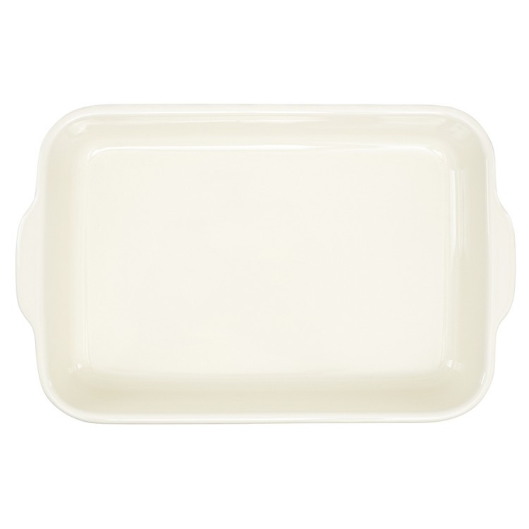 Блюдо для запекания birds of paradise, 36х23 см, кремовое (75901)