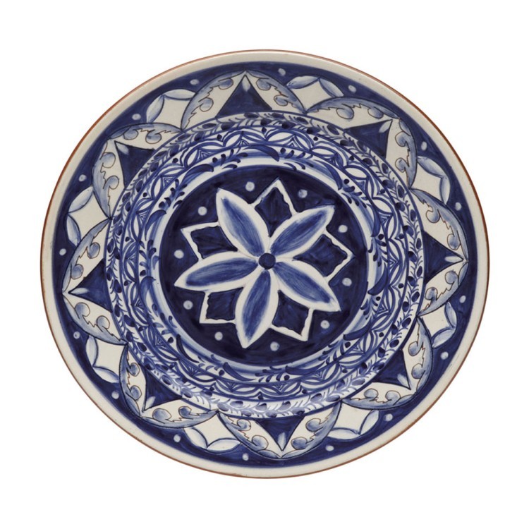 Тарелка P400-BW(CFL0436), 43.2, керамика, blue/white, CASAFINA BY COSTA NOVA