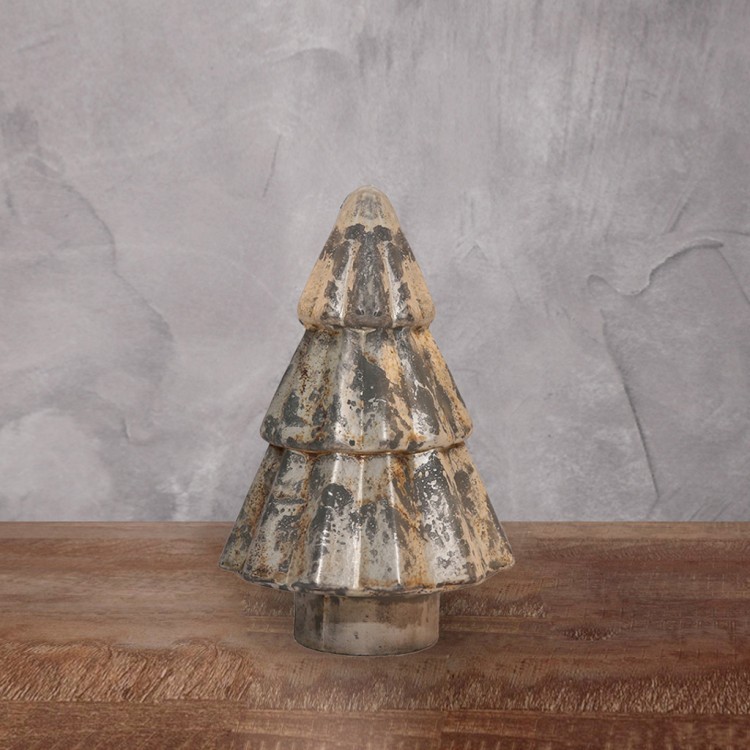 Новогодний декор ель G19268, стекло, silver, ROOMERS FURNITURE