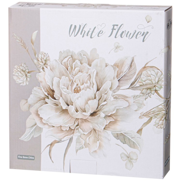 Набор тарелок обеденных lefard ''white flower" 2 шт. 25,5 см Lefard (415-2238)