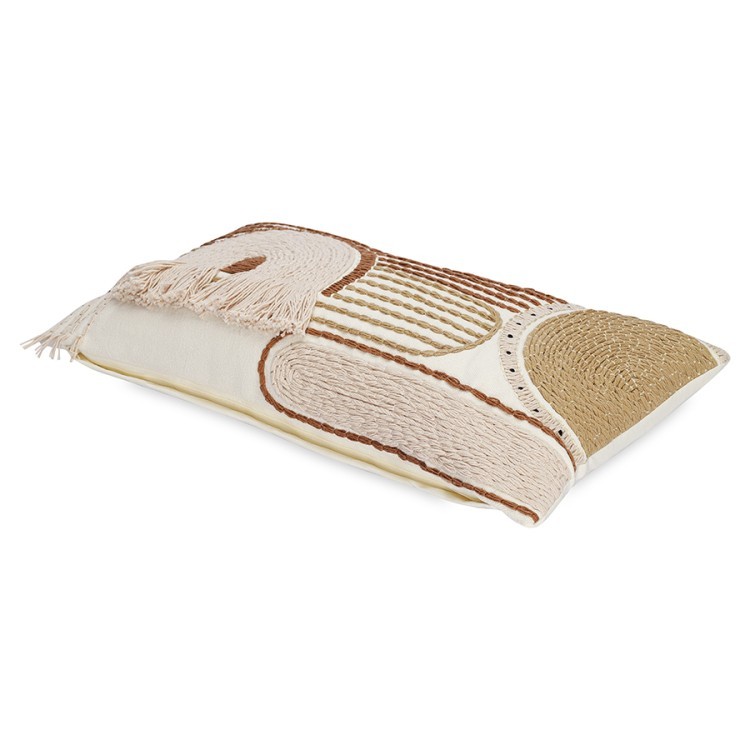 Чехол на подушку декоративный beige geometry из коллекции ethnic, 35х60 см (77698) Чехол на подушку декоративный beige geometry из коллекции ethnic, 35х60 см (77698)