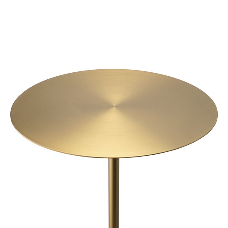 Столик кофейный gryd, D40 см, золотистый (75324)