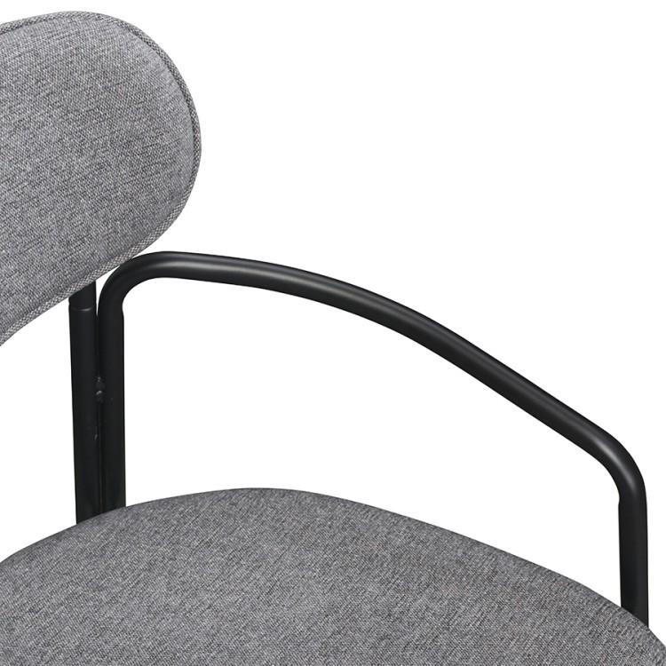 Стул ror, round, рогожка, черный/серый (74441) Стул ror, round, рогожка, черный/серый (74441)