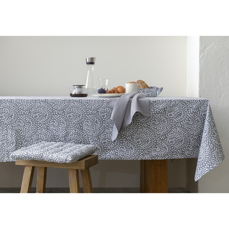 Набор из двух салфеток сервировочных из хлопка серого цвета из коллекции essential, 45х45 см (73589)