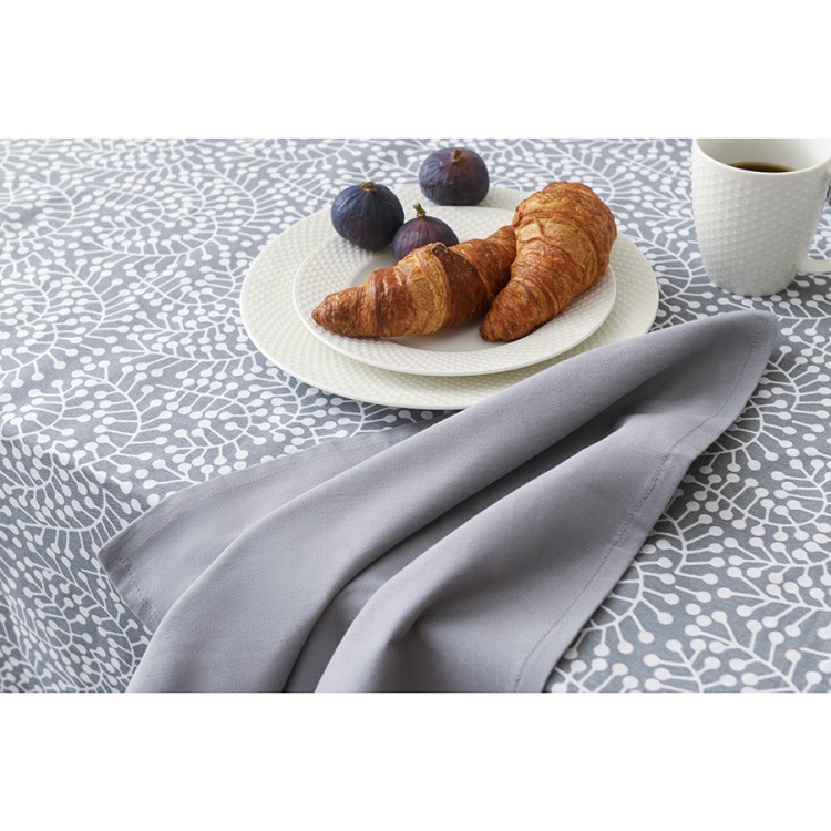 Набор из двух салфеток сервировочных из хлопка серого цвета из коллекции essential, 45х45 см (73589)