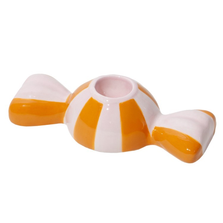 Подсвечник funfair, 5,5х12х3 см, оранжевый (79942)