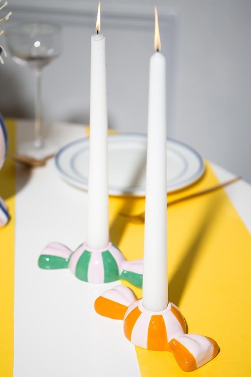 Подсвечник funfair, 5,5х12х3 см, оранжевый (79942)