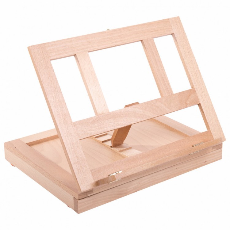 Мольберт настольный из бука с выдвижным ящ. 34,5х26х27 см холст до 30 см Brauberg ART 192247 (1) (89492)