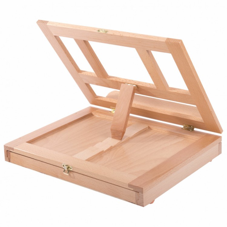 Мольберт настольный из бука с выдвижным ящ. 34,5х26х27 см холст до 30 см Brauberg ART 192247 (1) (89492)
