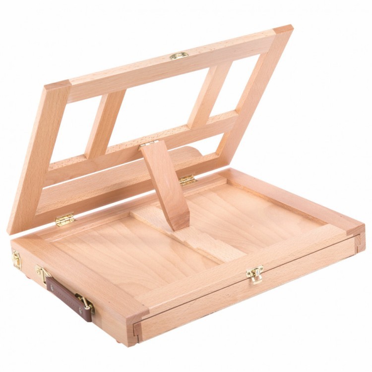 Мольберт настольный из бука с выдвижным ящ. 34,5х26х27 см холст до 30 см Brauberg ART 192247 (1) (89492)