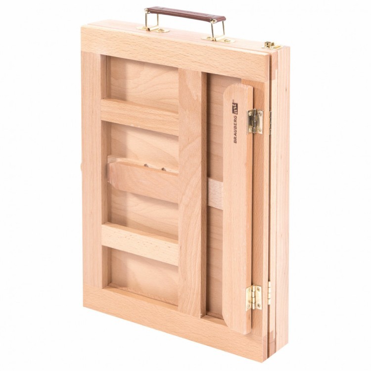 Мольберт настольный из бука с выдвижным ящ. 34,5х26х27 см холст до 30 см Brauberg ART 192247 (1) (89492)