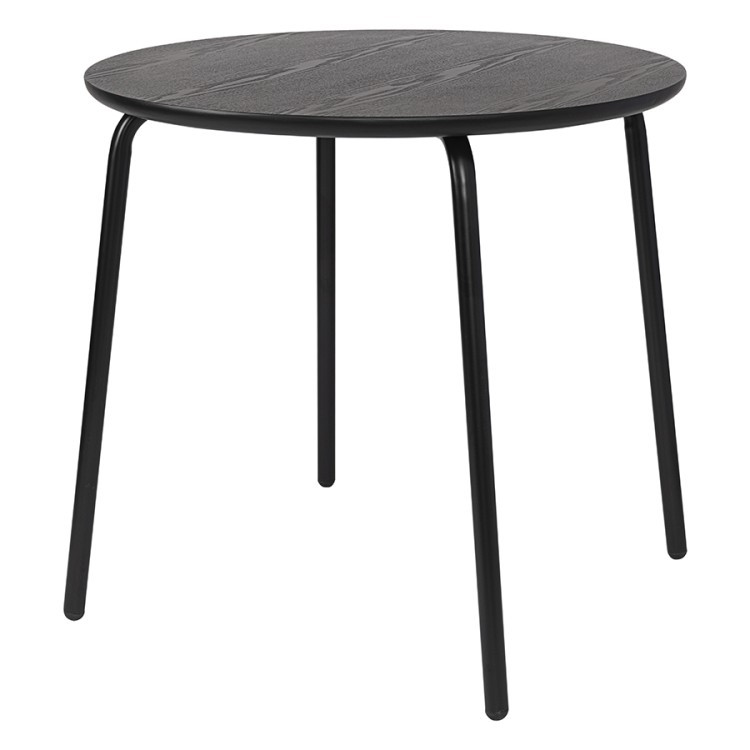 Стол обеденный round, D80 см, черный (77794)