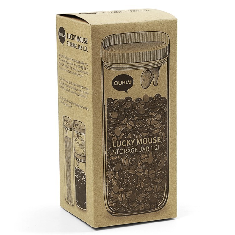 Контейнер для пищевых продуктов lucky mouse, 1,2 л (68791)