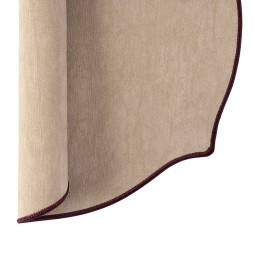 Салфетка сервировочная etica, D38 см, бежево-розовая (80267)