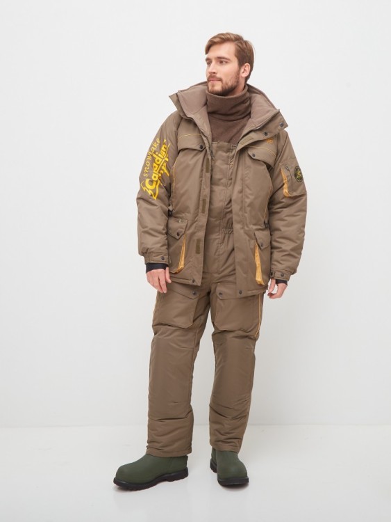 Зимний костюм для рыбалки Canadian Camper Snow Lake Pro цвет Stone (3XL) (83159s88977)