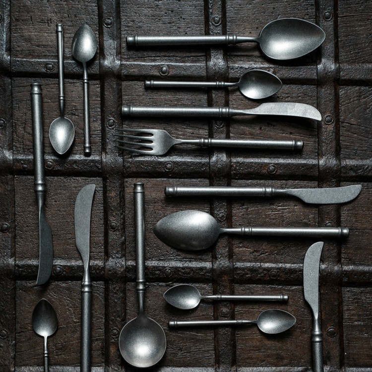 Вилка десертная YG168-DF, нержавеющая сталь 18/10, stone washed, 1966