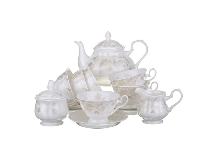 Чайный сервиз на 6 персон 15 пр." эссэкс" 1100/200 мл. Porcelain Manufacturing (440-144)
