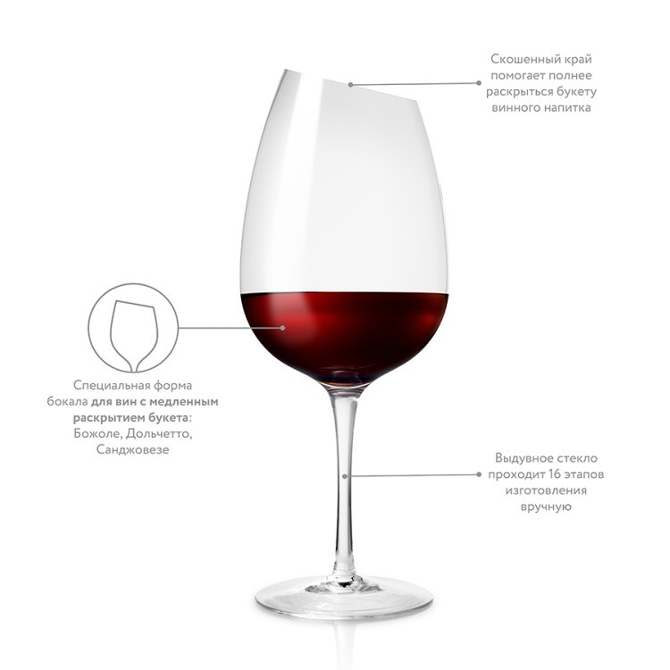 Бокал для красного вина magnum, 900 мл (57860)