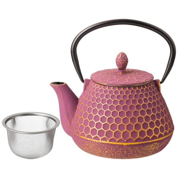 Заварочный чайник чугунный с эмалированным покрытием внутри 1000 мл LEFARD (734-081)