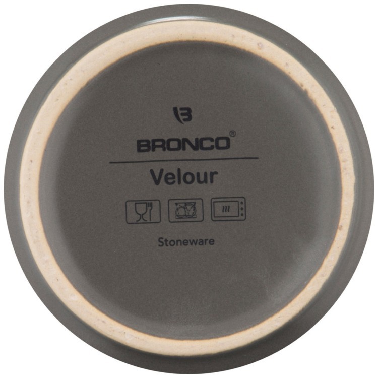 Чайник с металл.ситом и крышкой "velour" 500мл, 19*8,5*10см, темно-серый Bronco (470-372)