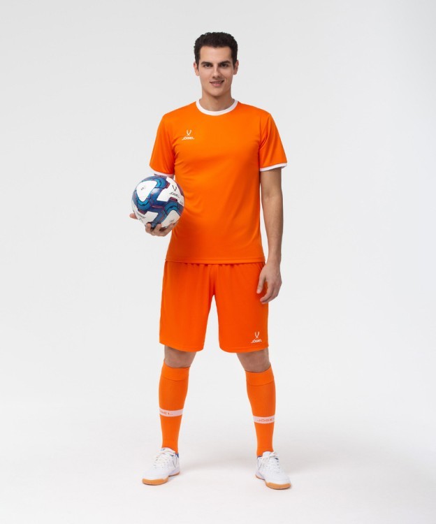 Футболка футбольная JOGEL CAMP Origin, оранжевый/белый (701807)