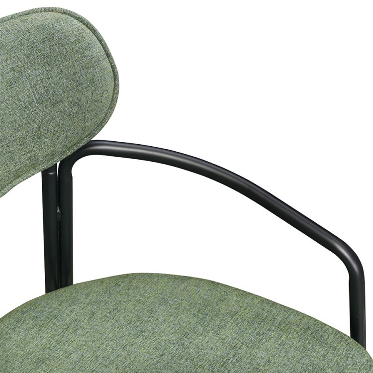 Стул ror, round, рогожка, черный/зеленый (74440) Стул ror, round, рогожка, черный/зеленый (74440)