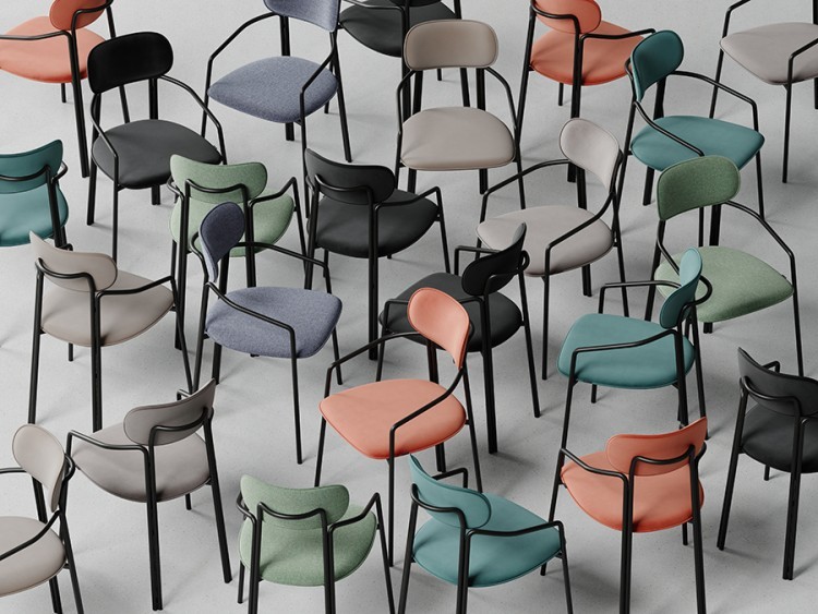 Стул ror, round, рогожка, черный/зеленый (74440) Стул ror, round, рогожка, черный/зеленый (74440)