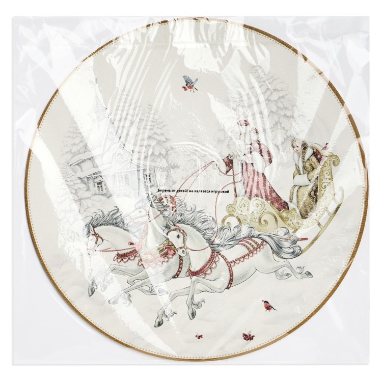 Набор подстановочных салфеток "морозко" из 2 шт., диаметр=38 см Lefard (771-143) Набор подстановочных салфеток "морозко" из 2 шт., диаметр=38 см Lefard (771-143)