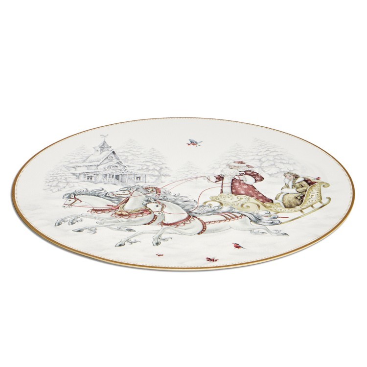 Набор подстановочных салфеток "морозко" из 2 шт., диаметр=38 см Lefard (771-143) Набор подстановочных салфеток "морозко" из 2 шт., диаметр=38 см Lefard (771-143)