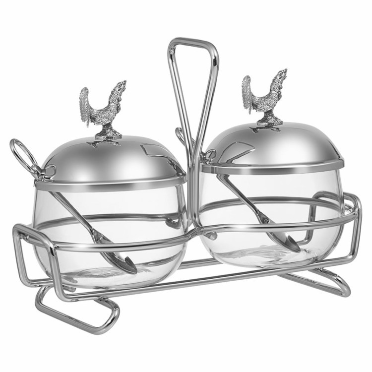 Емкость для хранения двойная lefard серия "охота" 320мл/320мл с ложками Lefard (920-106)