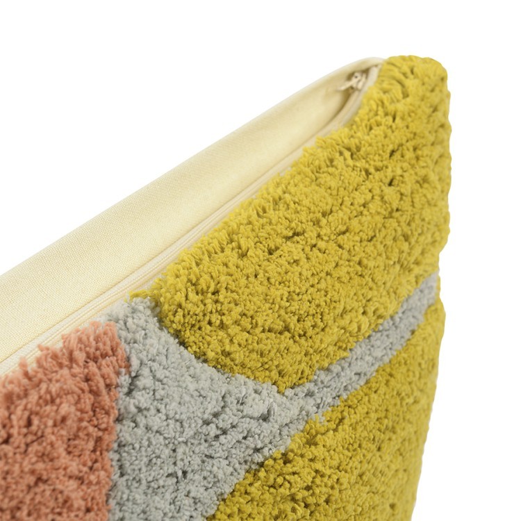 Чехол на подушку с рисунком tea plantation горчичного цвета из коллекции terra, 45х45 см (74514)