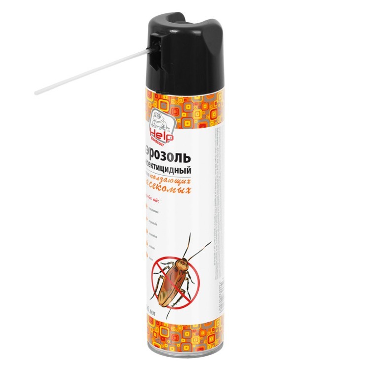 Аэрозоль инсектицидный HELP от ползающих насекомых 600 мл 80279 (64484)
