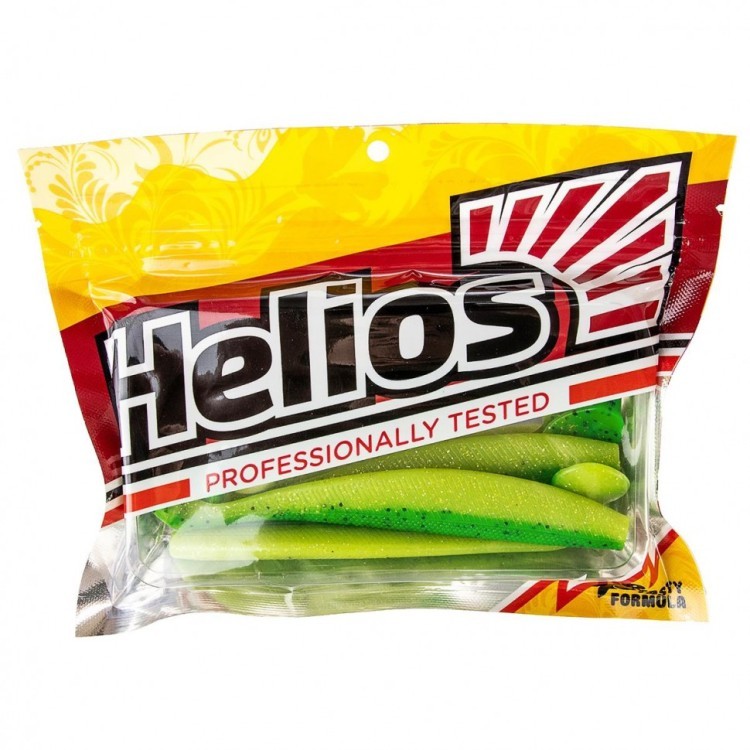 Виброхвост Helios Trofey 5.5"/14 см, цвет Green Lime 4 шт HS-25-010 (77856)