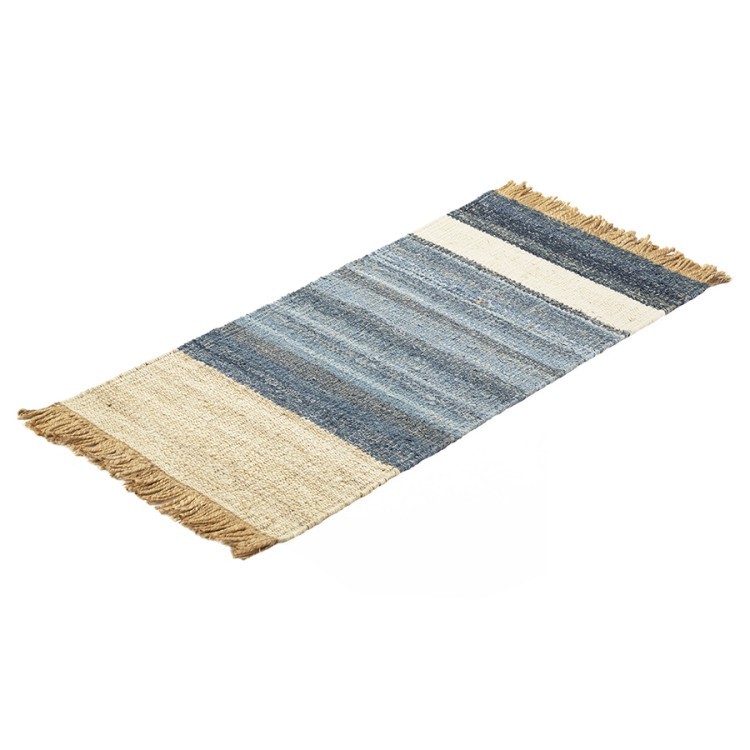 Ковер из джута, денима и шерсти hyderabad из коллекции ethnic, 70x160см (76020) Ковер из джута, денима и шерсти hyderabad из коллекции ethnic, 70x160см (76020)