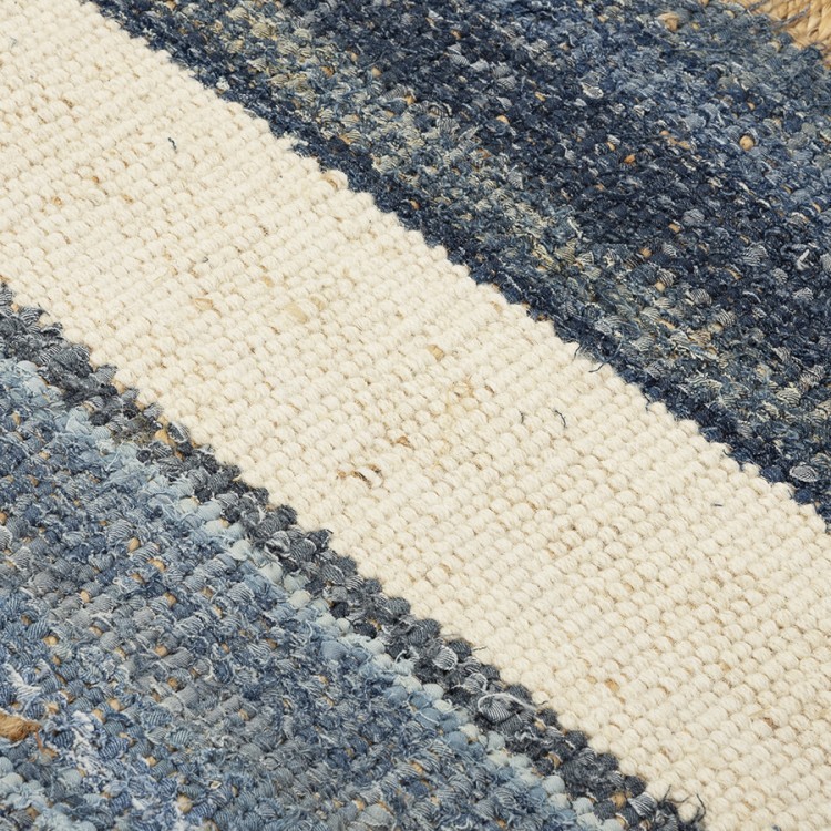 Ковер из джута, денима и шерсти hyderabad из коллекции ethnic, 70x160см (76020) Ковер из джута, денима и шерсти hyderabad из коллекции ethnic, 70x160см (76020)