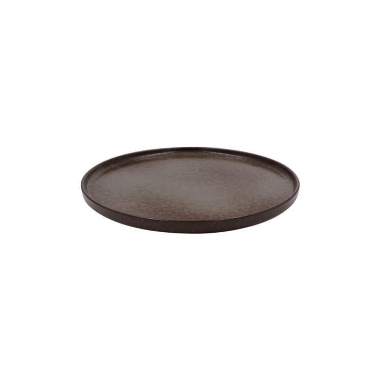 Тарелка L9404-CELADONСНЯТО, 24.5 см, каменная керамика, black, ROOMERS TABLEWARE