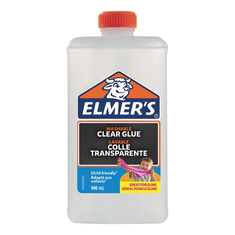 Клей для слаймов канцелярский Elmers Clear Glue 946 мл 2077257 (64629)