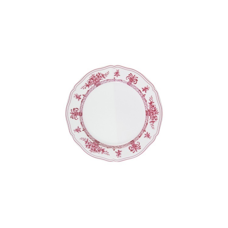 Тарелка LANT032PO001175, 17.5, фарфор, white, pink, LE COQ