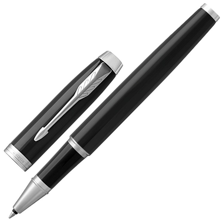 Ручка роллер Parker IM Core Black Lacquer CT 1931658 (65914)
