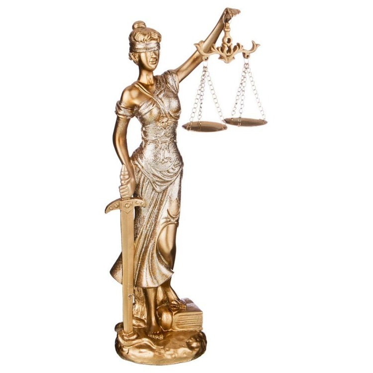 Фигурка "фемида" 12*8*32 см. серия "махараджи" Lefard (146-1102)