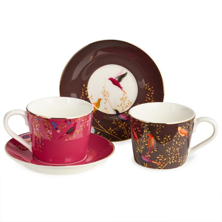 Кофейный набор lefard "golden birds" на 2 пер. 4 пр. 120 мл Lefard (419-132)